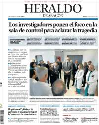 Portada de Heraldo de Aragón (Spain)