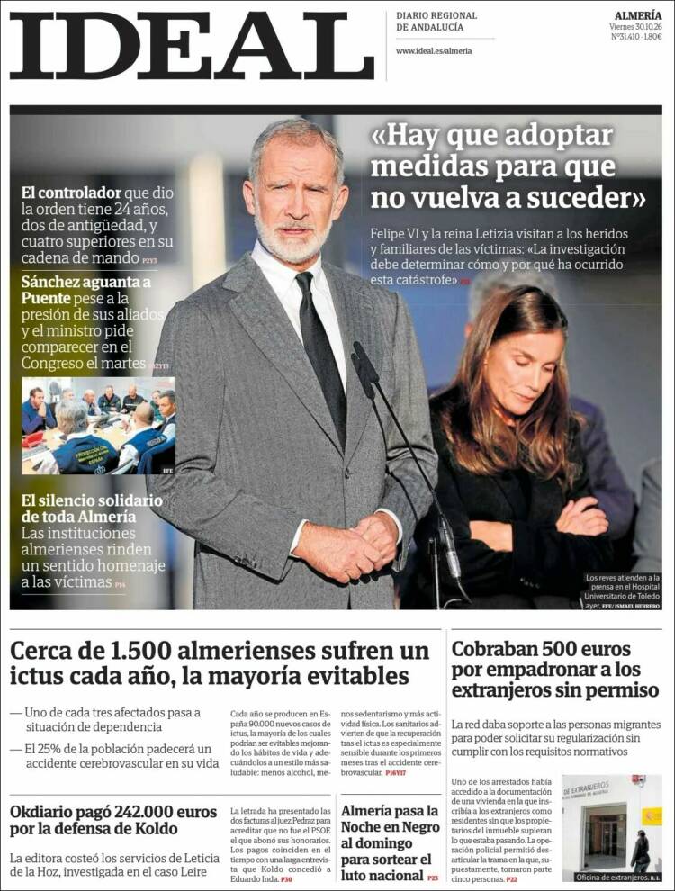 Portada de Ideal Almeria (Espa&ntilde;a)