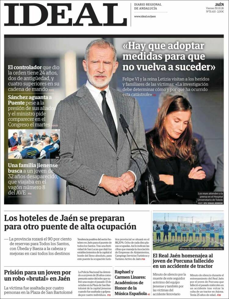 Portada de El Ideal de Jaén (Espa&ntilde;a)