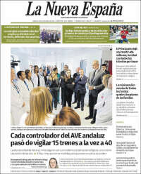 Portada de La Nueva España (Espa&ntilde;a)