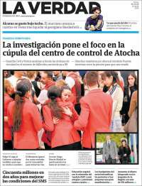 Portada de La Verdad de Murcia (Espa&ntilde;a)