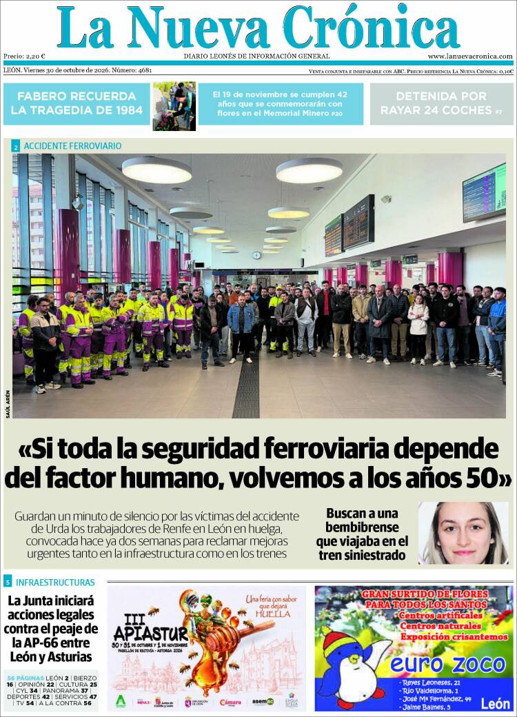 Portada de La Nueva Crónica (Espa&ntilde;a)