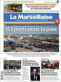 Portada de La Marseillaise (Francia)