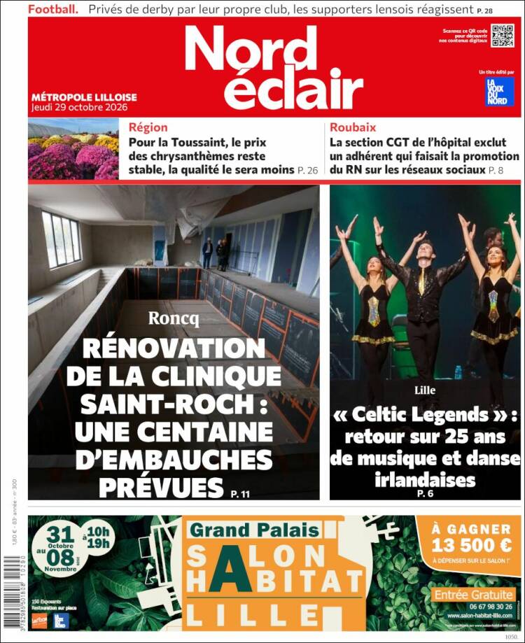 Portada de Nord Éclair (Francia)