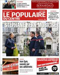 Portada de Le Populaire du Centre (Francia)