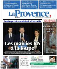 Portada de La Provence (Francia)
