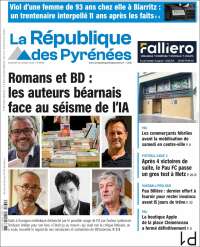 Portada de La République des Pyrénées (Francia)