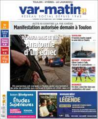 Portada de Var-Matin (Francia)