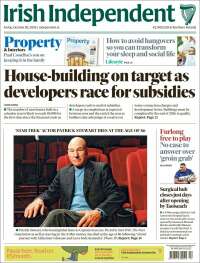 Portada de Irish Independent (Irlanda)