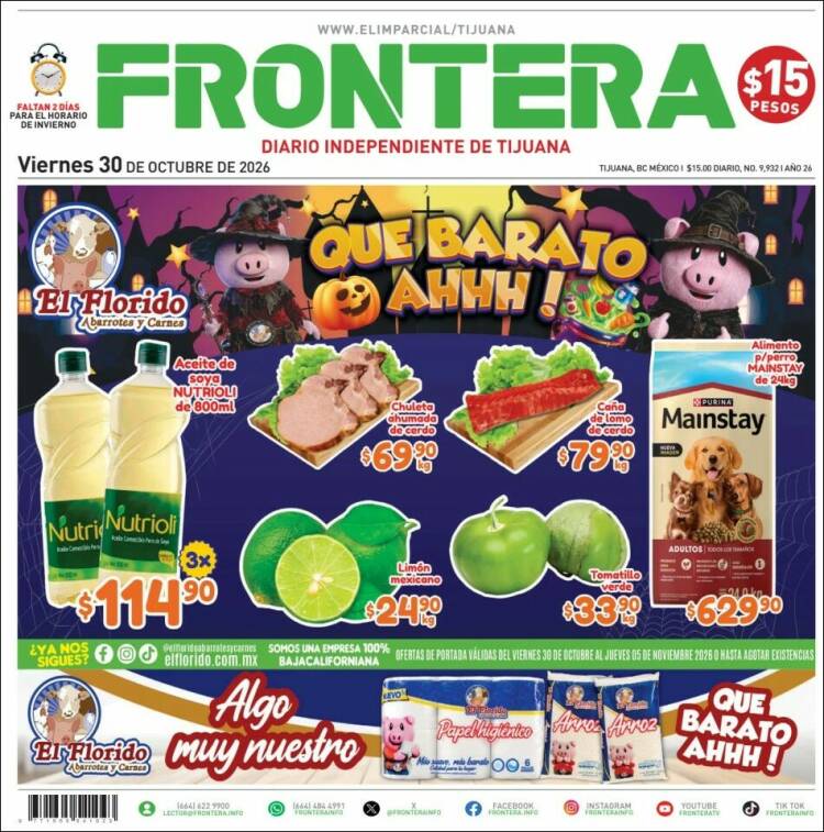 Portada de Frontera (M&eacute;xico)