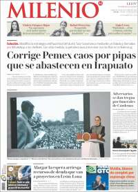 Portada de Milenio de León (M&eacute;xico)