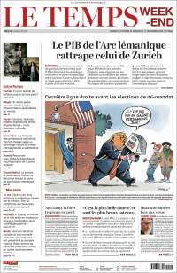 Portada de Le Matin (Suisse)
