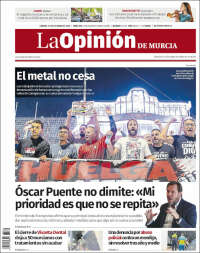 Portada de La Opinión de Murcia (Espa&ntilde;a)