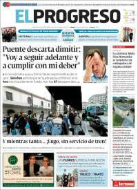 Portada de El Progreso (Espagne)
