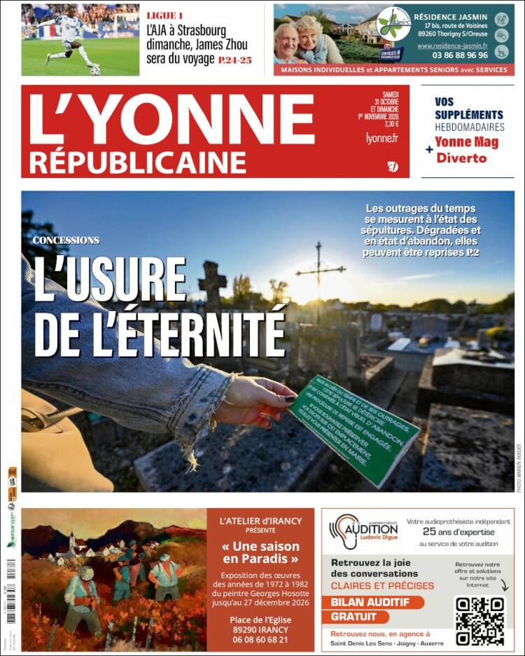 Portada de L'Yonne-Républicaine (France)
