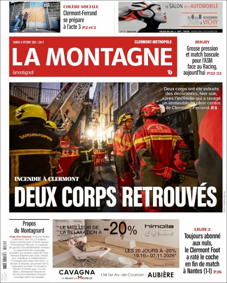 Portada de La Montagne (France)